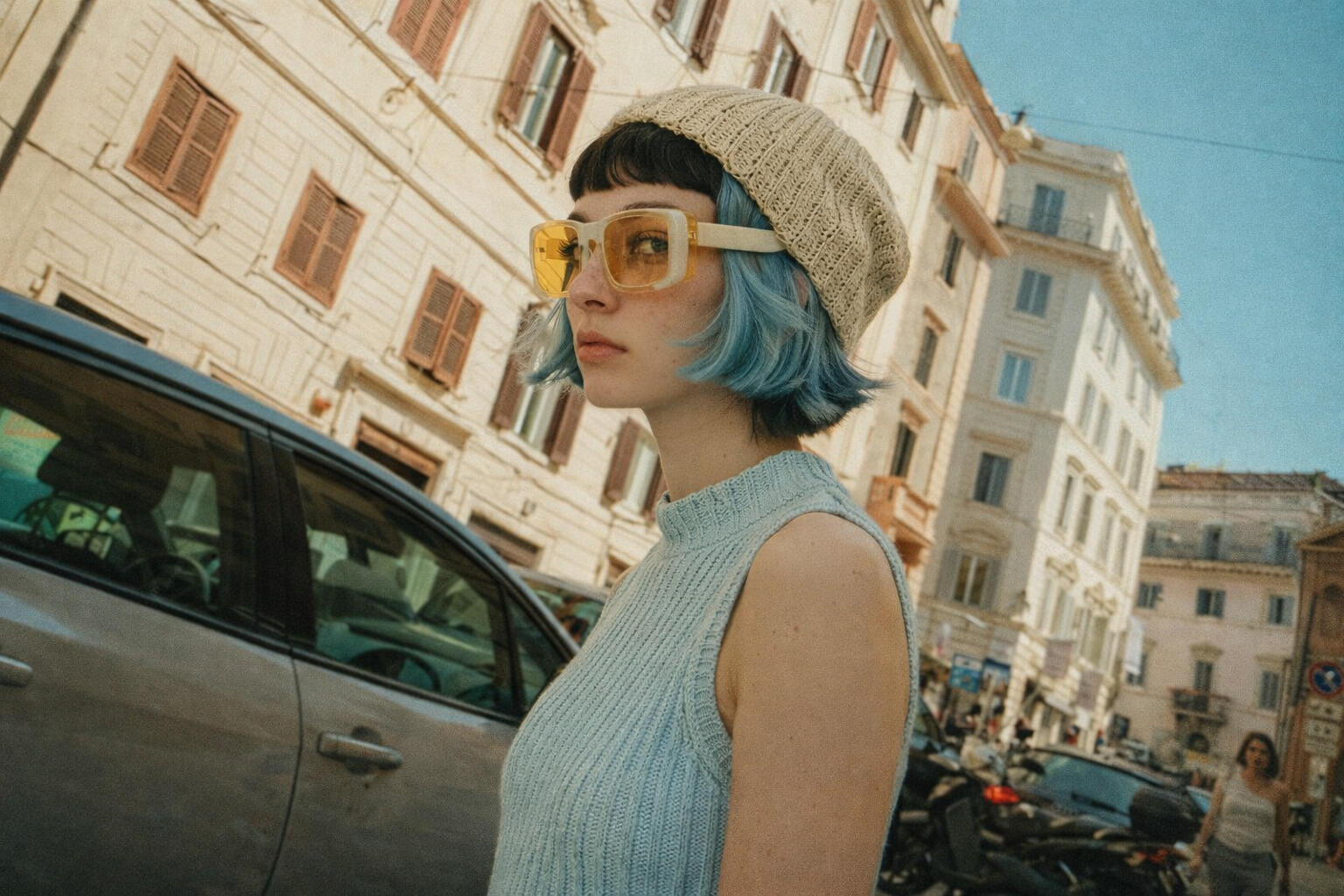 In the street of Rome